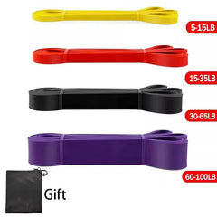 Resistance Bands Exercise Elastic Band Home Yoga Gym Equipment Accessories Sports Power Pull-Up Assist Band Bodybuilding