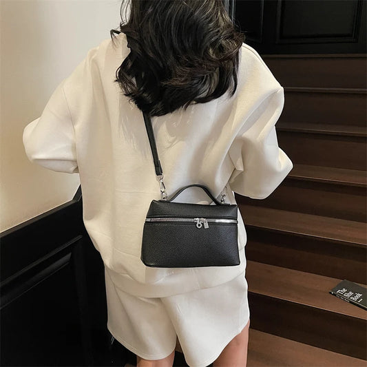 Chic Campus Bag Women Multifunctional Shoulder Handbag Student Friendly For Lecture Halls And Study Sessions