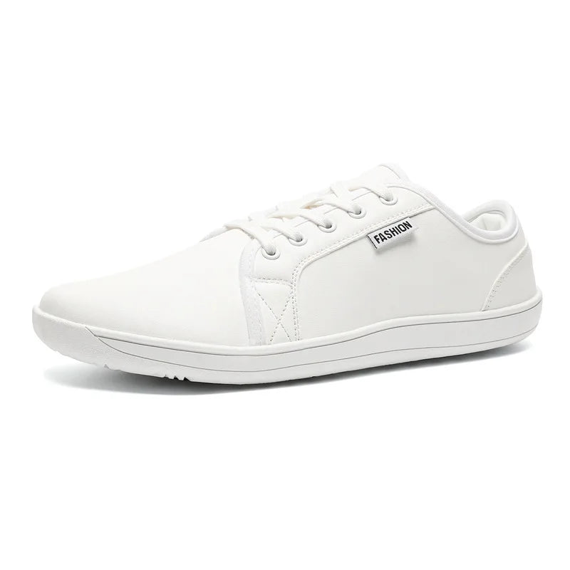 Hot Sale Men Womens Shoes Leather Wide Barefoot Shoes Soft Sole Male Casual Shoes Fashion Wear Wear Resistant Women Men Sneakers