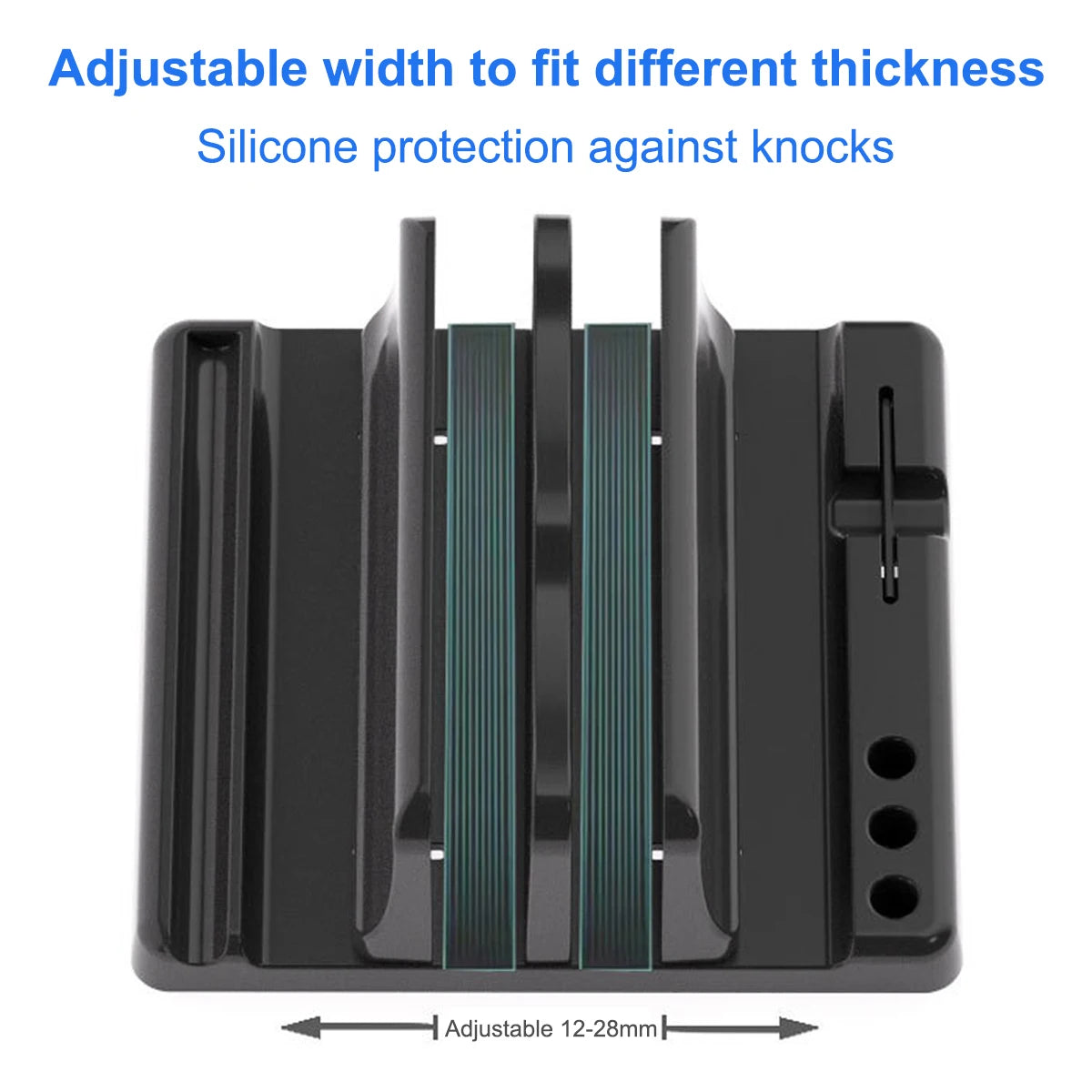 Office Laptop Stand Vertical Save Desktop Space Easy To Place Computer Accessories Office Desk Storage for MacBook Tablet Phone