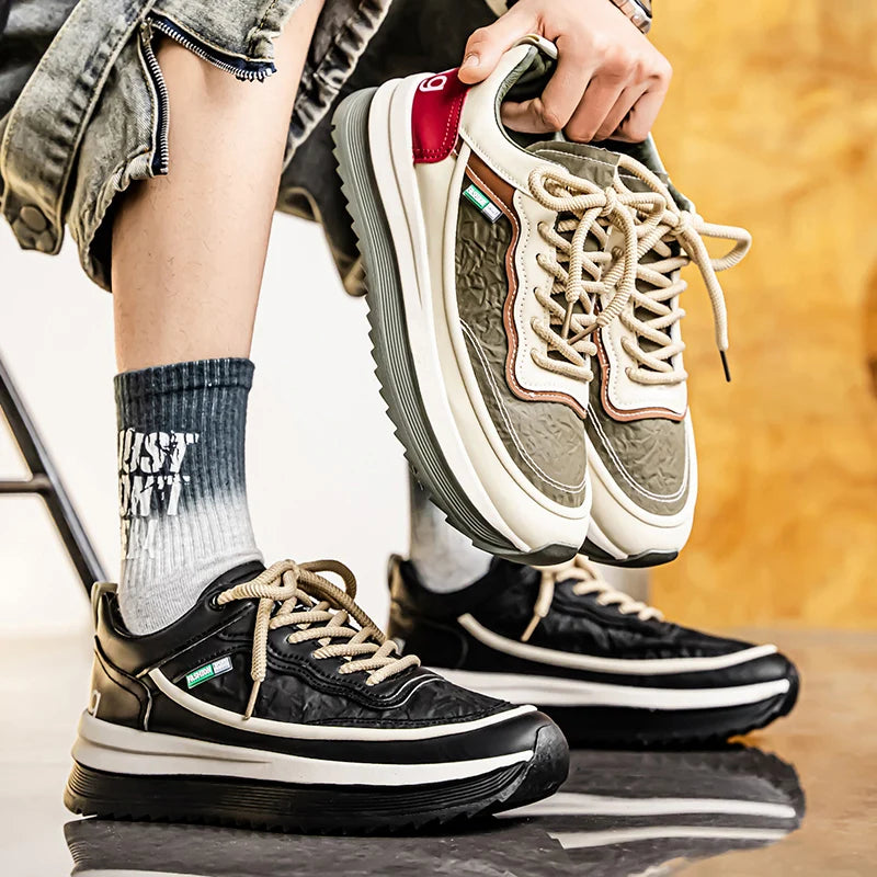 Shoes Men Casual Sneaker Platform Sports Shoes Sports and Leisure Loafers Men's Sneakers Wear-resistant Non-slip Fashion New