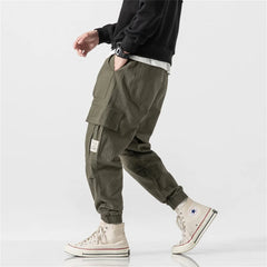 Mens Cargo Pants Skinny Hip Hop Clothing Japanese High StreetwearTrousers Fashion Overalls Harajuku Joggers Sports Men Pant