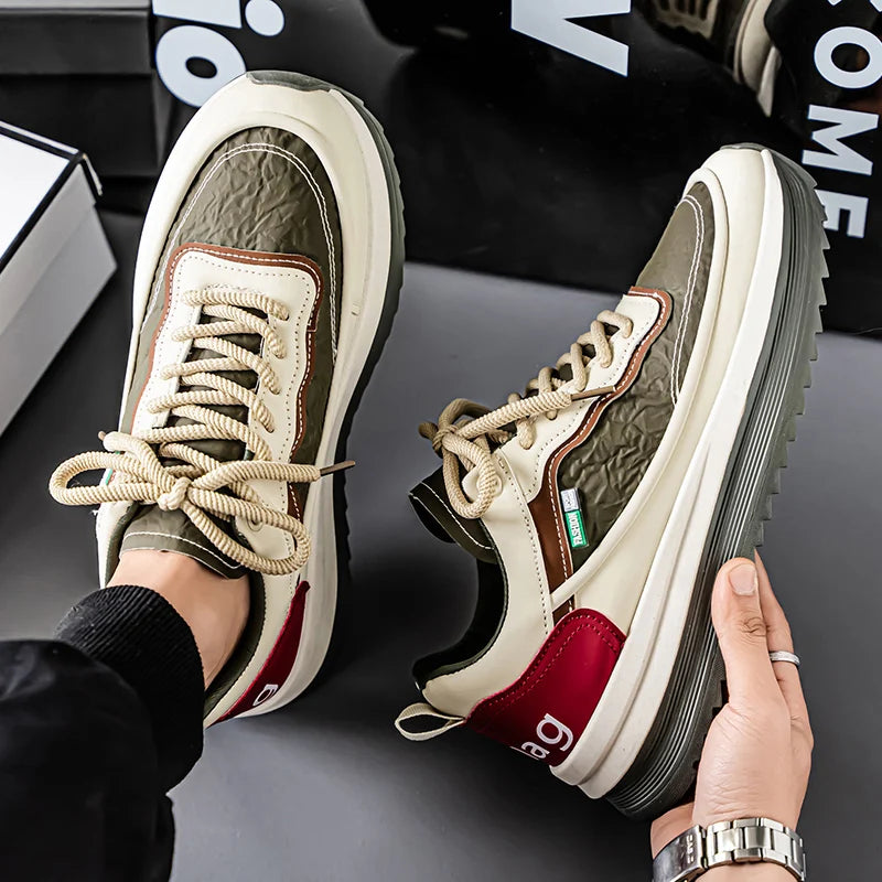 Shoes Men Casual Sneaker Platform Sports Shoes Sports and Leisure Loafers Men's Sneakers Wear-resistant Non-slip Fashion New