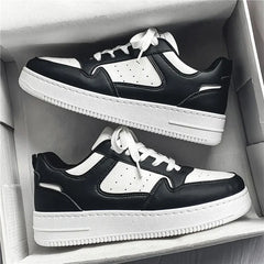 Men's Shoes Comfortable Classic Sports White Fashion Trend Simple and Versatile Casual Outdoor Breathable Walking Flat Shoes