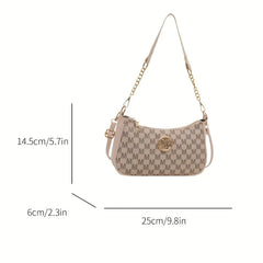 Vintage Style Handbag Crossbody Bag, Adjustable Strap Women Messenger Shoulder Bag, Sophisticated Accessory Tote Bag Purse