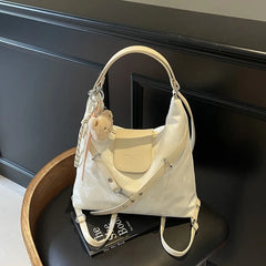 Vintage College Style Backpack Women's Bag, Versatile Fashion, Large Capacity Shoulder Bag Bag