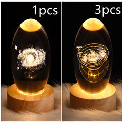 3D Planet Moon Lamp Bedroom Home Decor