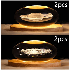 3D Planet Moon Lamp Bedroom Home Decor