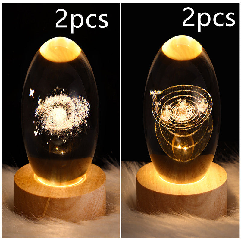 3D Planet Moon Lamp Bedroom Home Decor