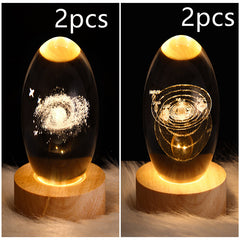 3D Planet Moon Lamp Bedroom Home Decor