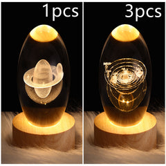 3D Planet Moon Lamp Bedroom Home Decor