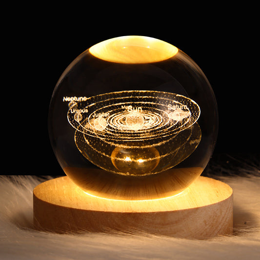 3D Planet Moon Lamp Bedroom Home Decor